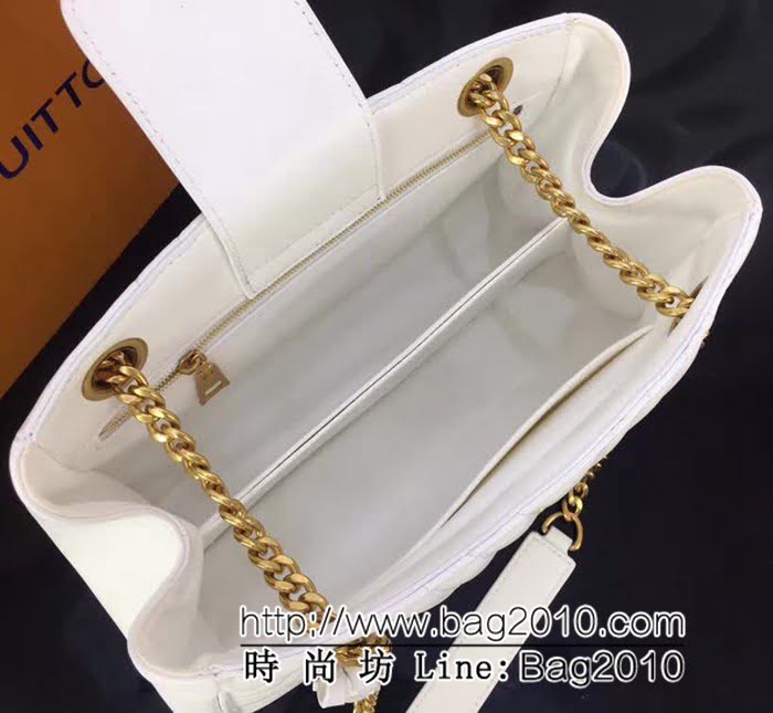 路易威登LV頂級原單New Wave Tote 手袋 M51496黑牛皮鏈條包 YDH1845